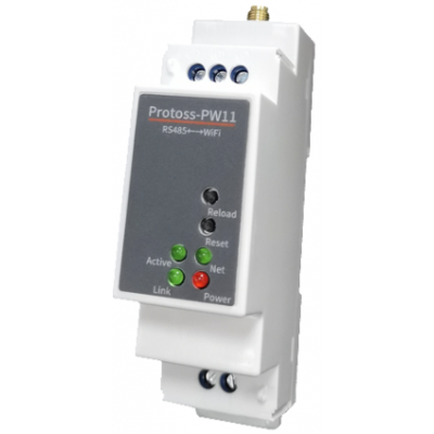 Conversor Protoss RS485 a WIFI Modbus TCP IP Protoss PW11-M