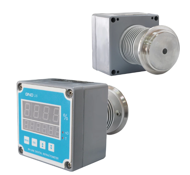 Refractometro en linea Brix