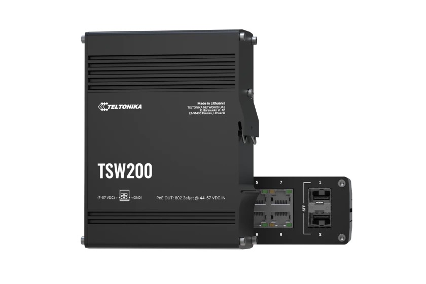 Switch TSW200 Industrial PoE+ No Gestionado Teltonika