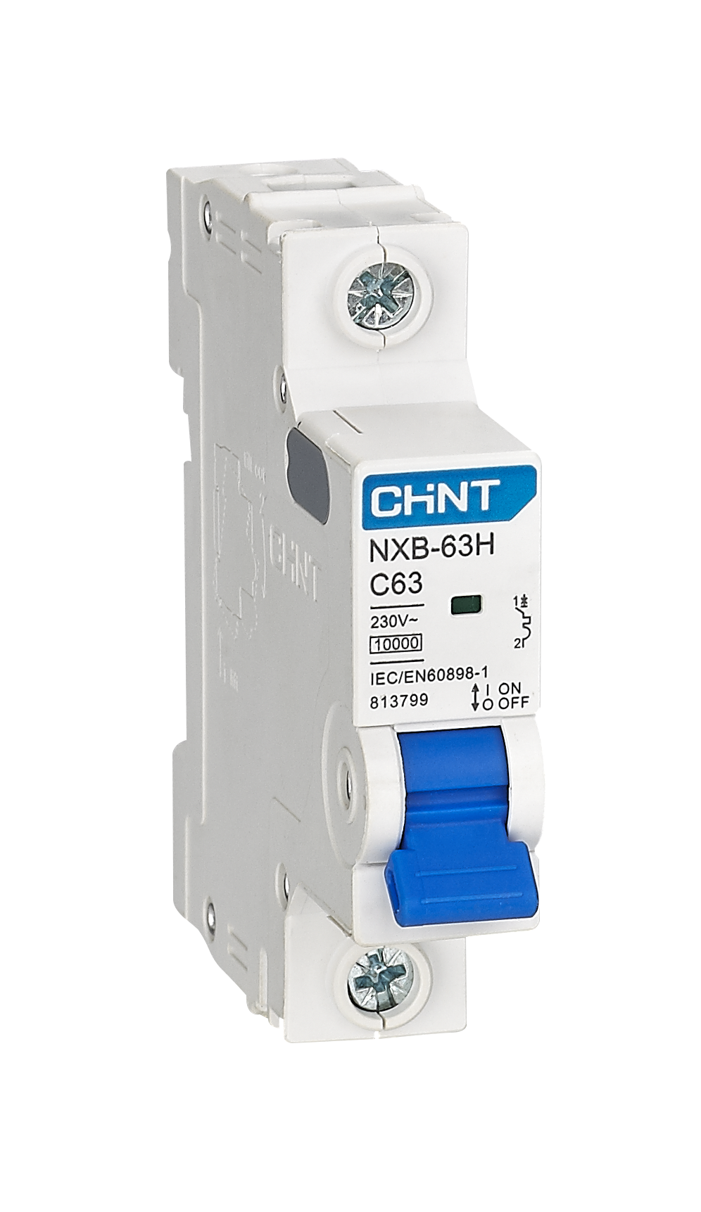 Interruptor NXB-63H 1Px63A 10kA curva B CHINT - 07035163CH