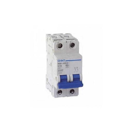 [07036220CH] Interruptor industrial 2Px20A 10kA Curva C , IEC60947-2 - CHINT - 07036220CH