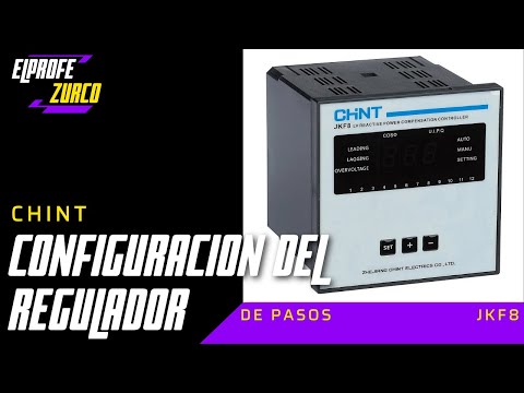 Controlador Factor de Potencia, JKF8 12 pasos, contr. 400Vac, 120x120mm - Chint - 150412CH