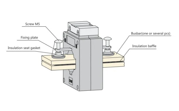 500A:5A MSQ40 Clase 0.2S Transformador 5A Nucleo Solido ASCT HEYI