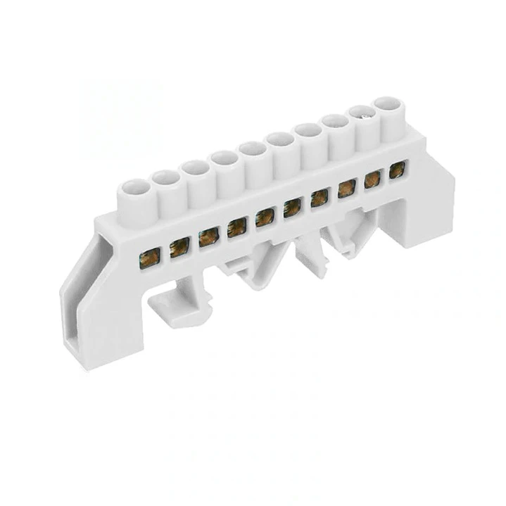 [CKE-S03-0609-10P-White] Barra de Conexión Blanca 10 Puntos - Cirkon Electric