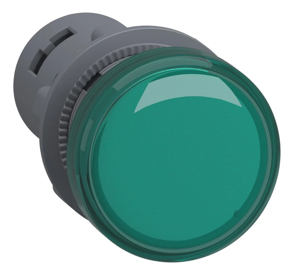 [CKE-AD22-22DS-G-24V] Luz Piloto LED 22m Verde 24V - Cirkon Electric