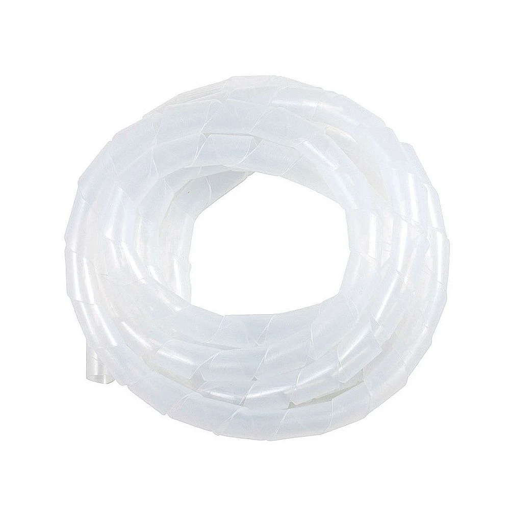 [CKE-SWB1-10-TR] Protección en Espiral Ignífugo 10mm x 10mts Transparente PE - Cirkon Electric