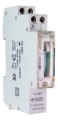 [CKE-TS-GM1] Interruptor Horario Analógico TSGM1 16A 230V AC - Cirkon Electric