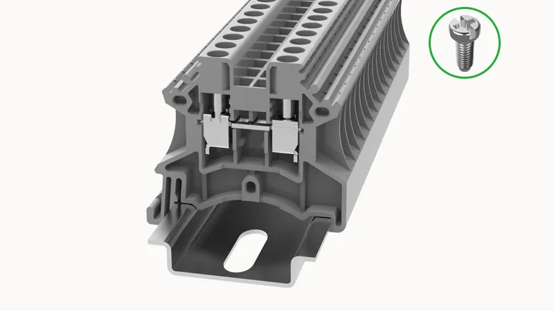 Borne de Paso Tipo Tornillo 4mm² - Degson