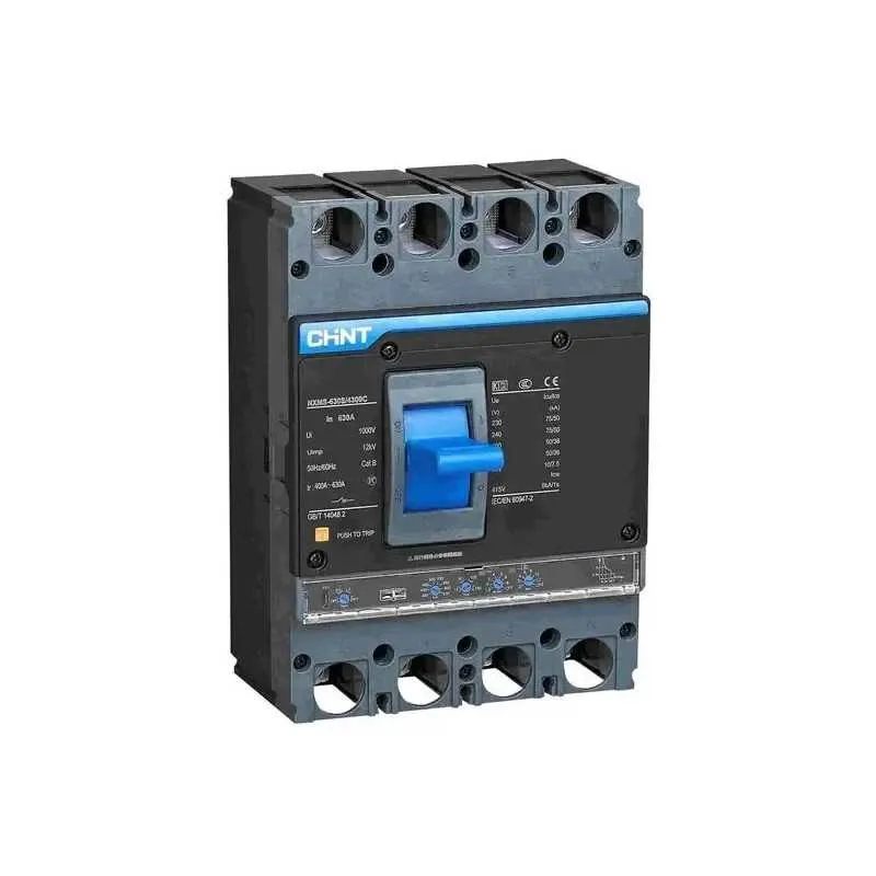 Interruptor Caja Moldeada NXMS-630S 4P 252-630A 50kA - Chint - 07222450630CH