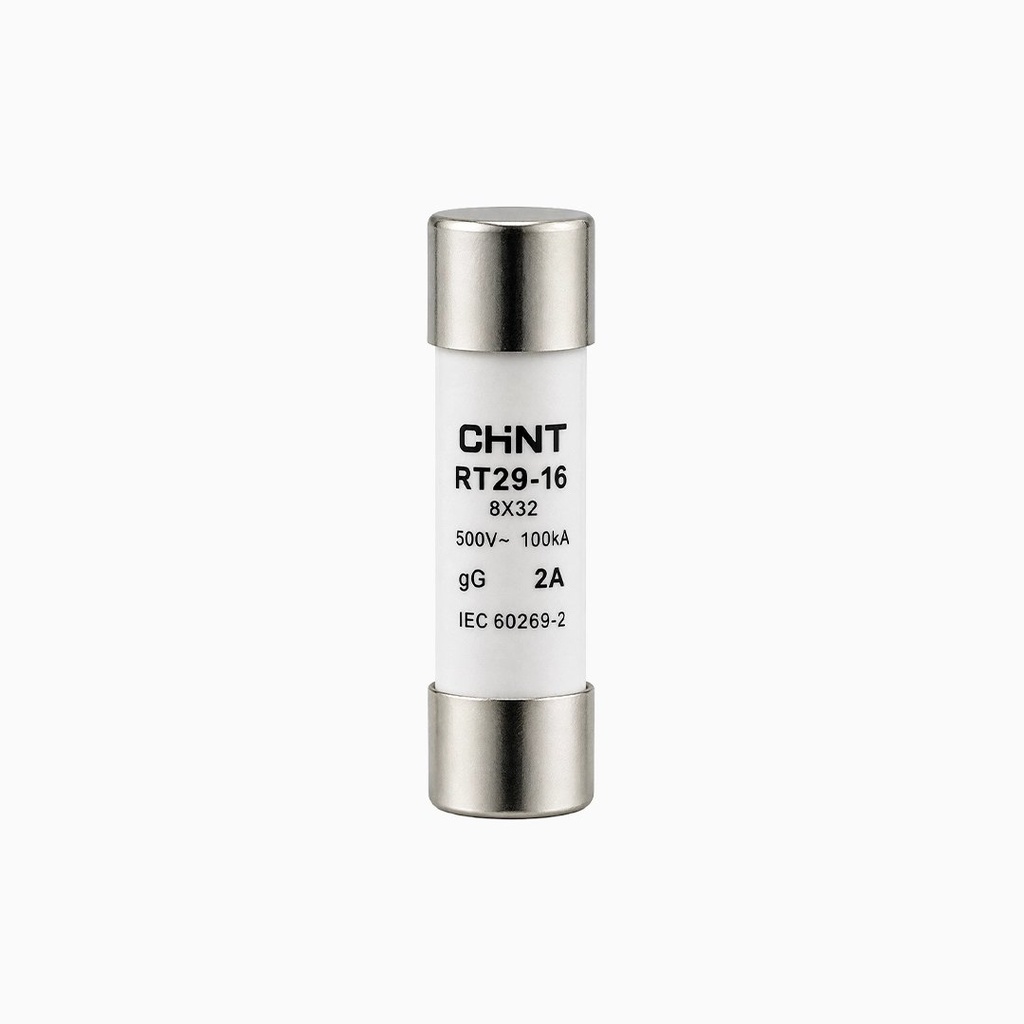 Fusible cilindrico 8,5x31,5 mm 4A gG/gL 500V 100 kA - Chint