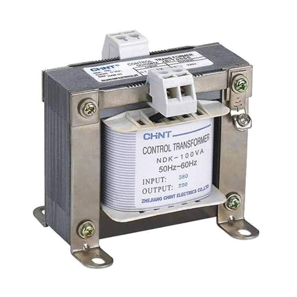 Transformador de control NDK-25 25VA 230/24V+12V AC IP00 - Chint