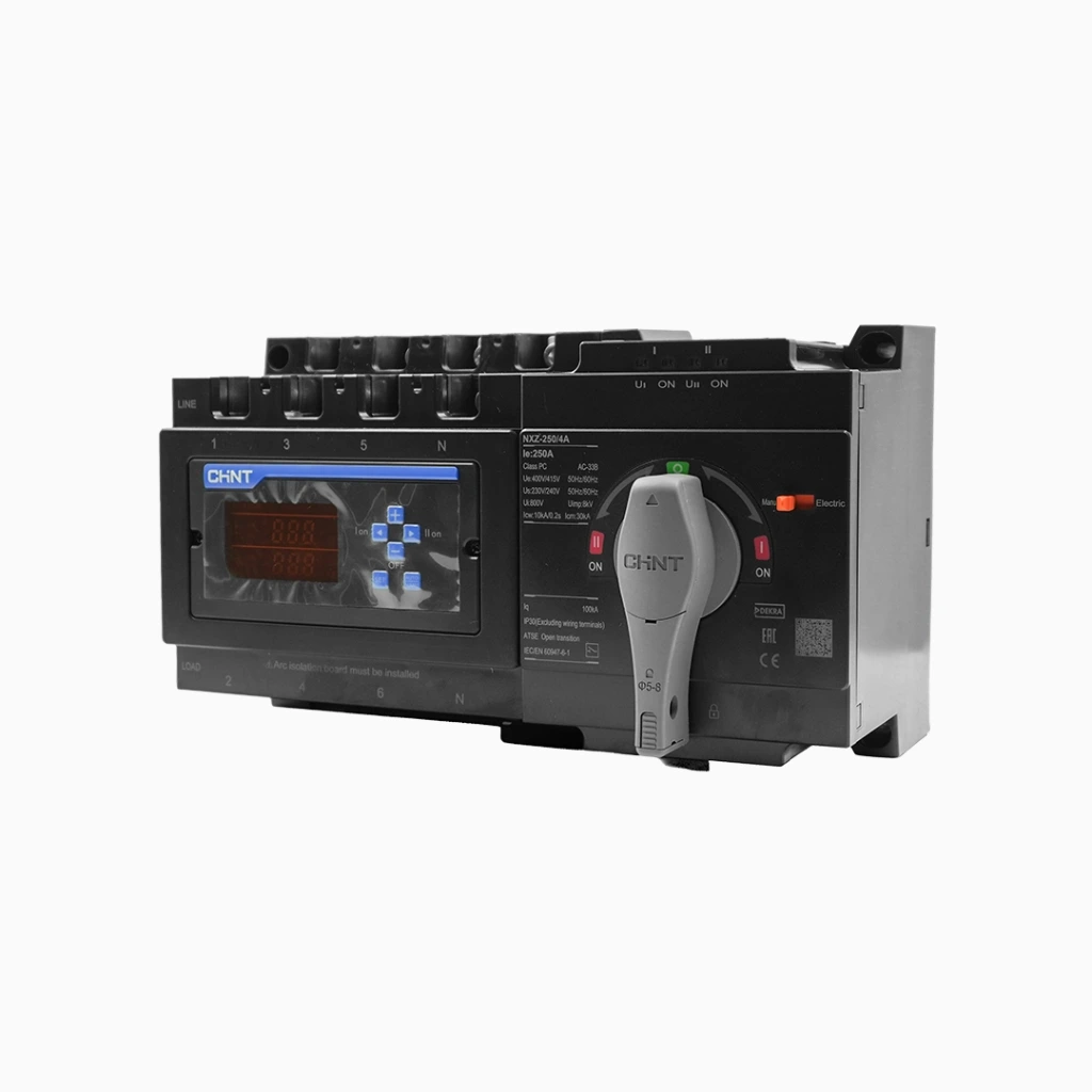[0510041800CH] Transferencia Automatica ATSE 4P 800A 400V Tipo CB con Breaker - Chint
