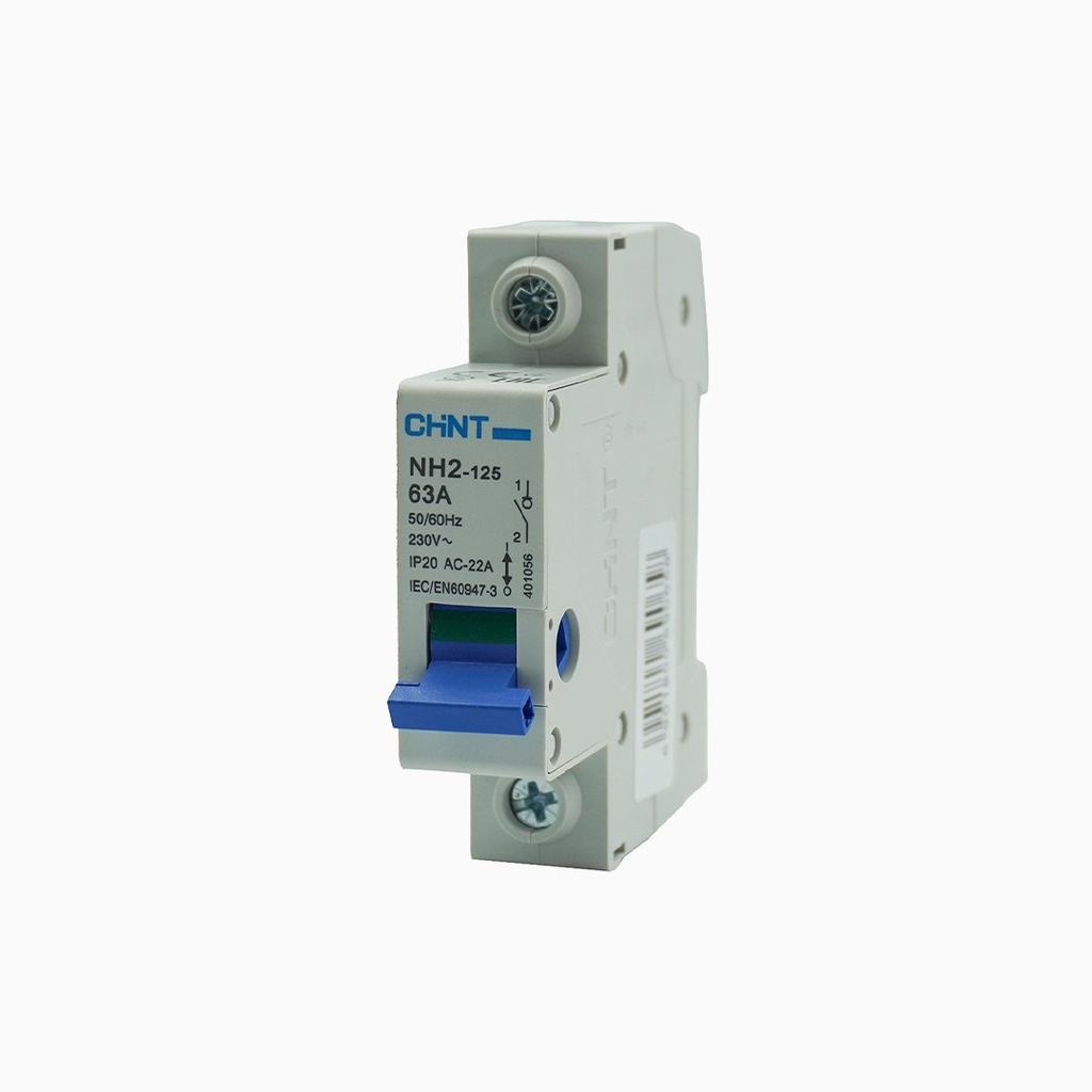 Desconectador Modular NH2-125 1P 63A 230V AC Riel DIN - Chint