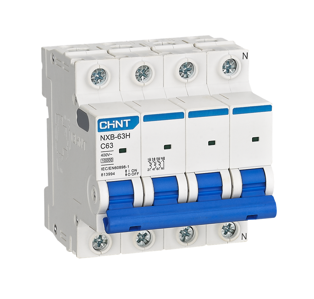 [07033432CH] Interruptor NXB-63H 4Px32A 10kA curva D CHINT - Chint - 07033432CH