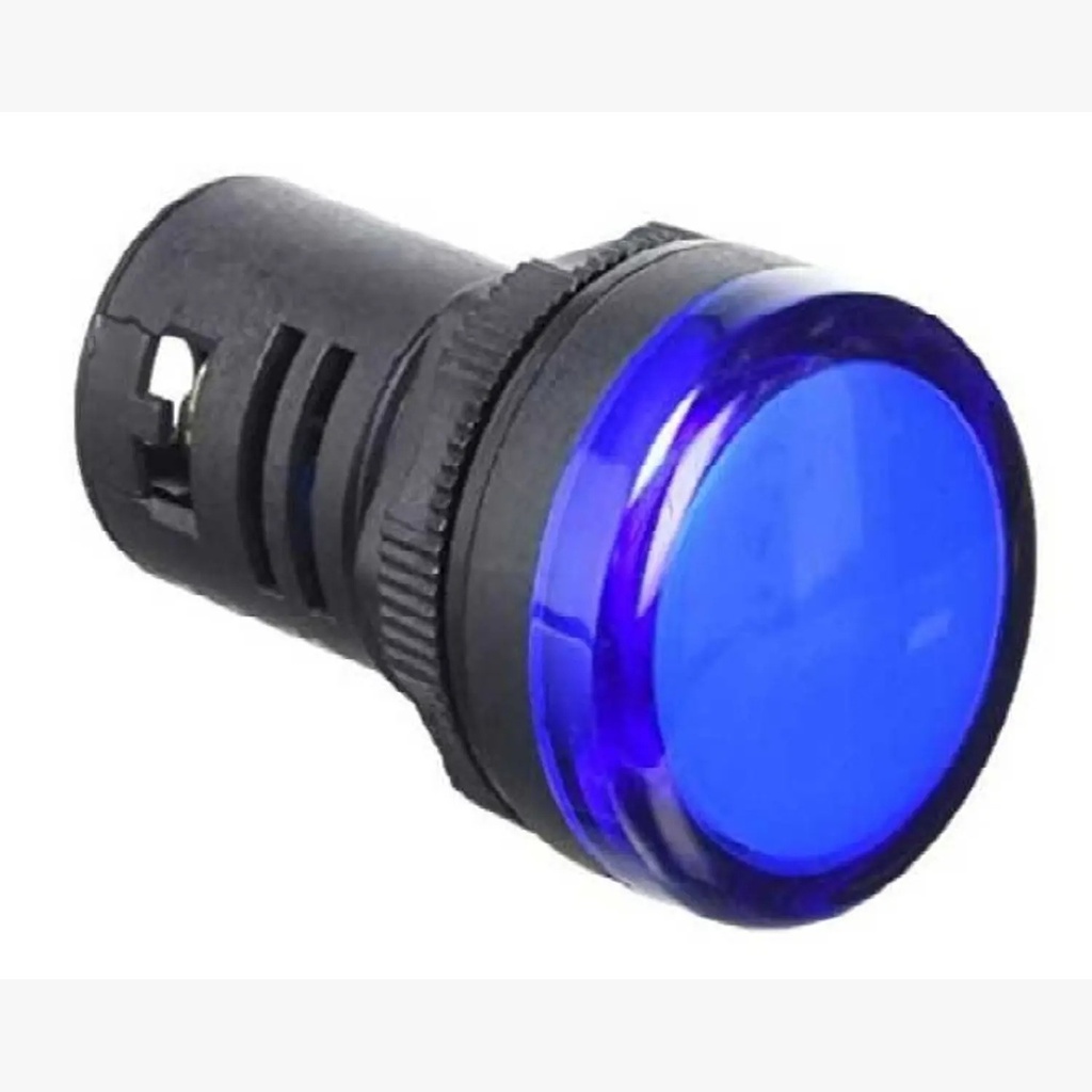 [2502038CH] Luz Piloto LED Azul 22MM 12VAC/DC ND16-22DS/2 - Chint - 2502038CH