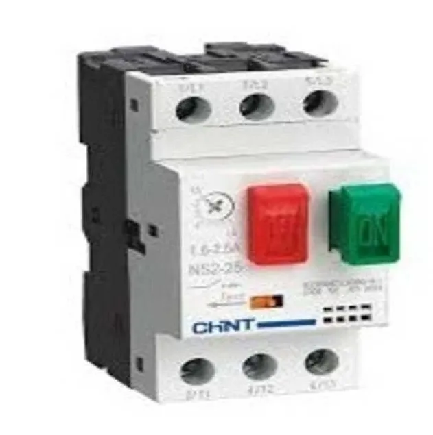 [09031100CH495081] Guardamotor c/tecla NS2 (reg 6.00 - 10.0A) 100kA - Chint - 09031100CH