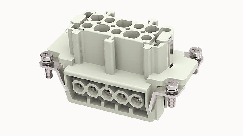 [DE-010-F] Conector Industrial Rectangular Hembra 10+PE - Degson