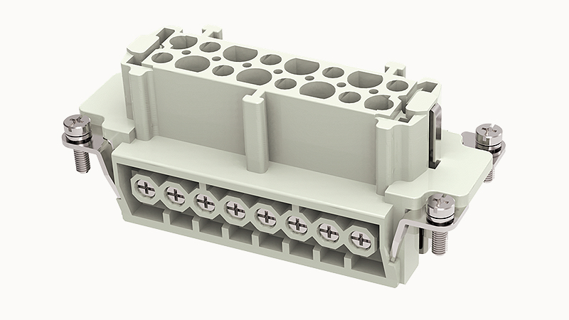 [DE-016-F] Conector Industrial Rectangular Hembra 16+PE - Degson