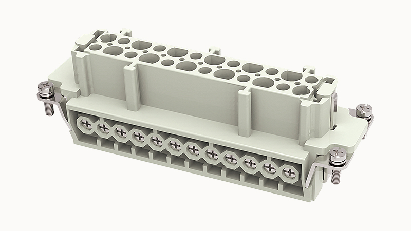 Conector Industrial Rectangular Hembra 24+PE - Degson - DE-024-F