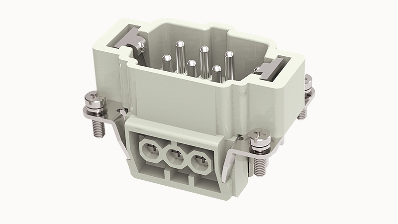 [DE-006-M] Conector Industrial Rectangular Macho 6+PE - Degson