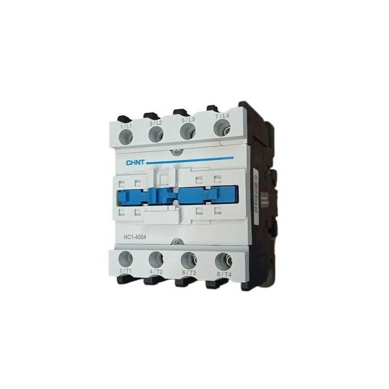 [03010409100CH] Contactor NC1, 40A 4P 18.5KW (AC3/380V) control 24VDC - Chint - 03010409100CH