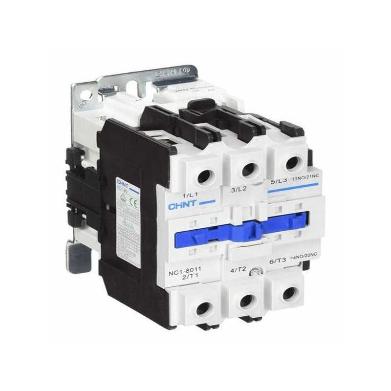 [03010809000CH] Contactor NC1, 80A 4P; 37KW (AC3/380V) control 220 Vac - Chint - 03010809000CH