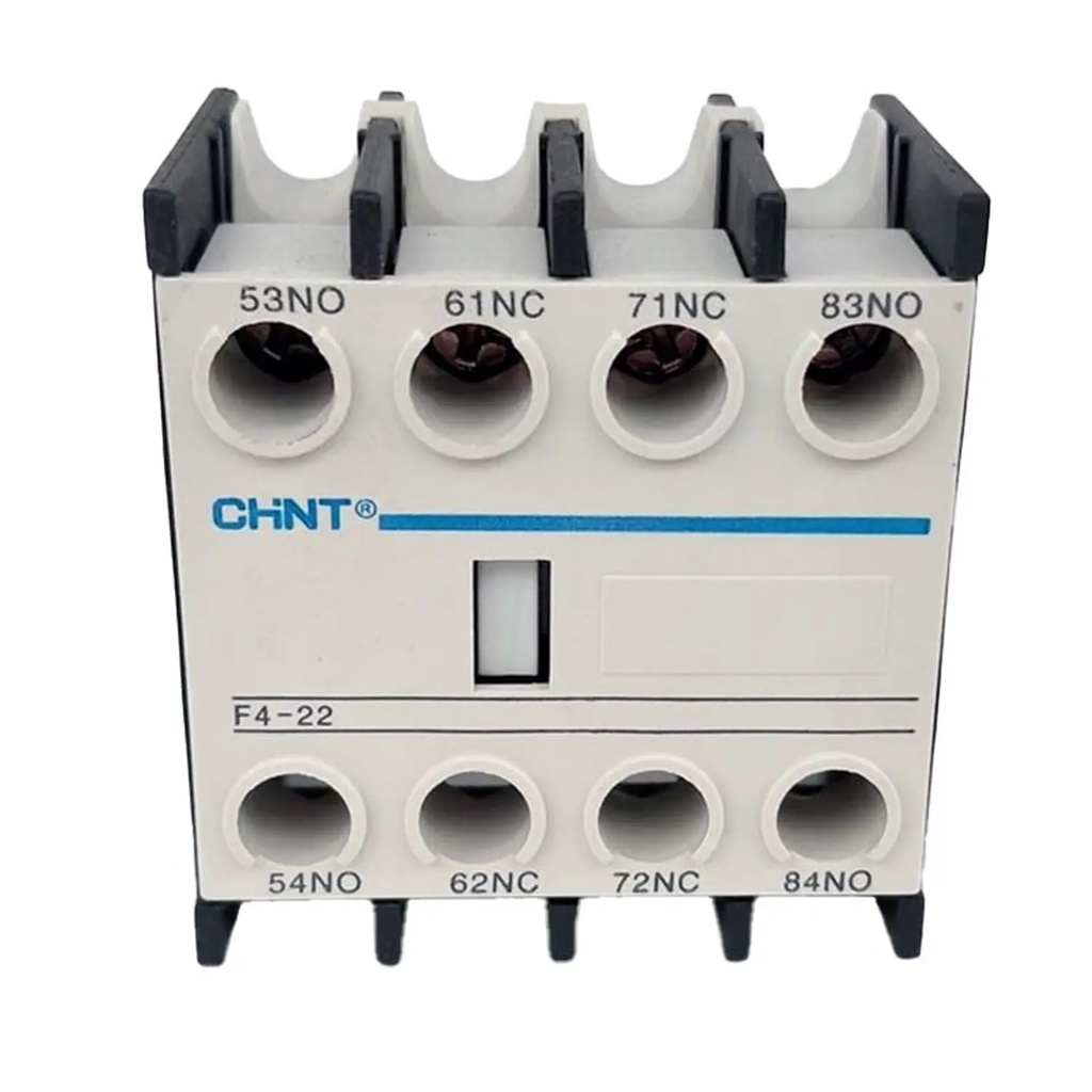 [03060540CH] Contacto auxiliar frontal 4NA p/contactor NC1 y NC2 - Chint - 03060540CH
