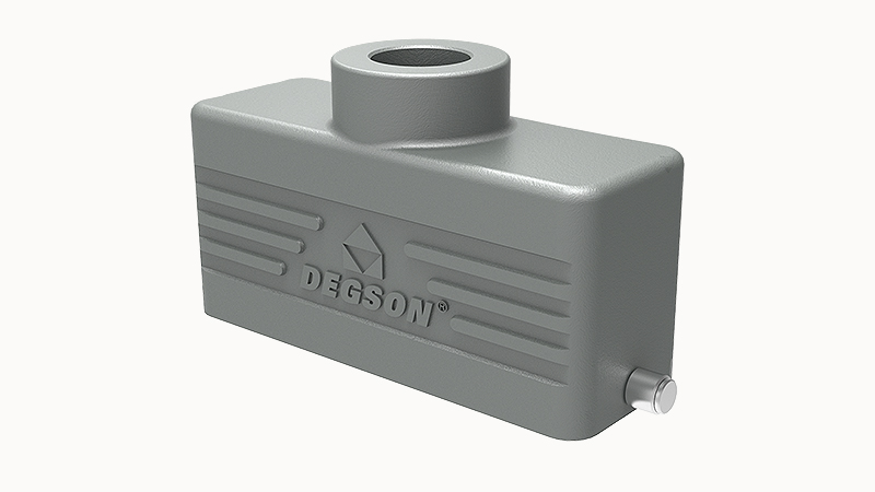 [D24B-TE-2g-PG21] Carcasa Metálica Recta para DE-024 - Degson - D24B-TE-2g-PG21