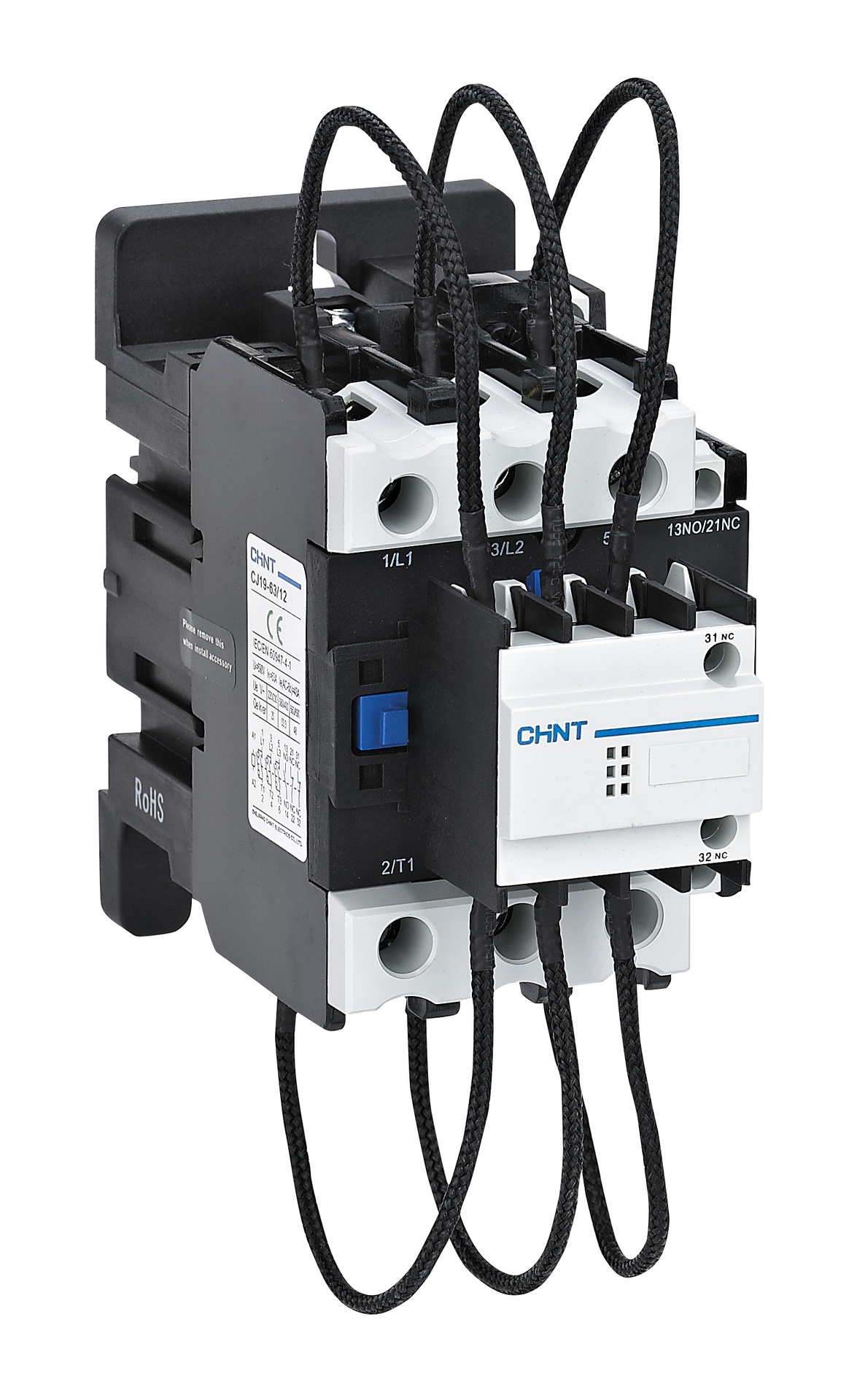 Contactor FP; 3P +1NA+1NC, 18 kVAR, 380V, Bob. 220Vac - CHINT - 0302188011CH