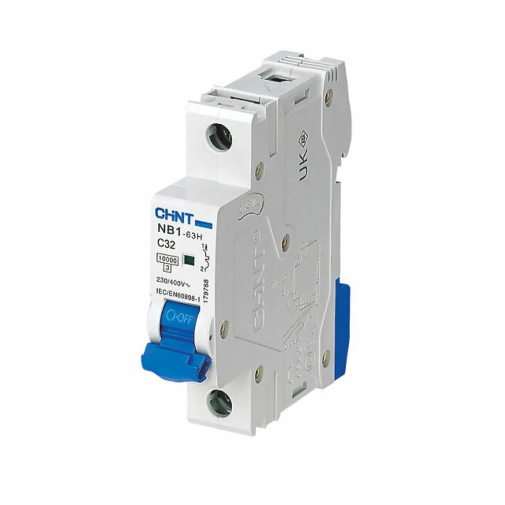 [07036104CH] Interruptor industrial 1Px4A 10kA Curva C , IEC60947-2 - Chint - 07036104CH