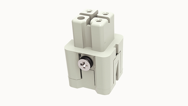 Conector Industrial Cuadrado Hembra 3+PE - Degson - DA-003-FS