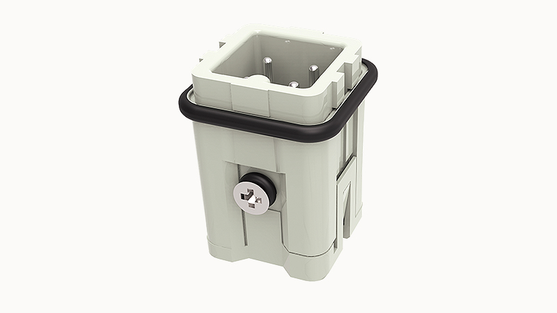 Conector Industrial Cuadrado Macho 3+PE - Degson - DA-003-MS