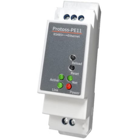 Conversor RS485 a Ethernet Modbus TCP IP Protoss PE11-M