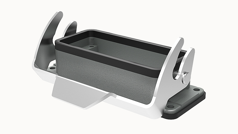 [D16B-BK-1L-PG21] Base Metálica Embutida para DE-016 - Degson - D16B-BK-1L-PG21