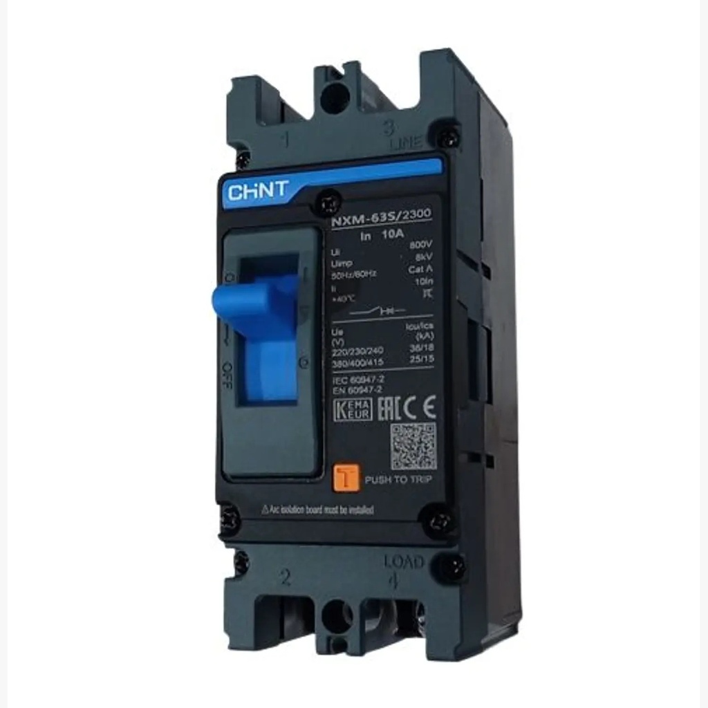 [0721222040CH] Interruptor MCCB fijo NXM-63S 2Px40A 25kA - Chint - 0721222040CH