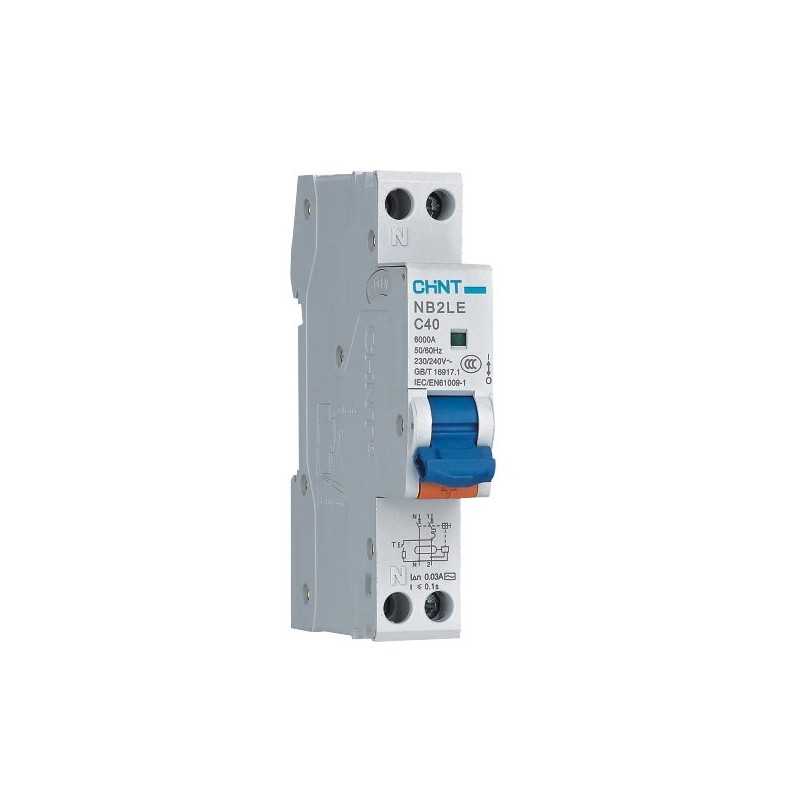 [0712113203CH] Automático 1P+N 32A curva C +diferencial 30mA tipo A - Chint - 0712113203CH