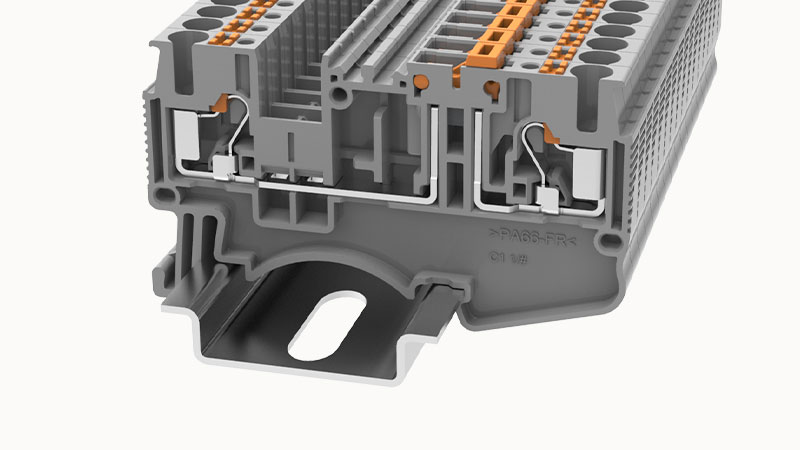 Borne Push-In Cortocircuitable 2.5 mm DS2.5-MT - Degson