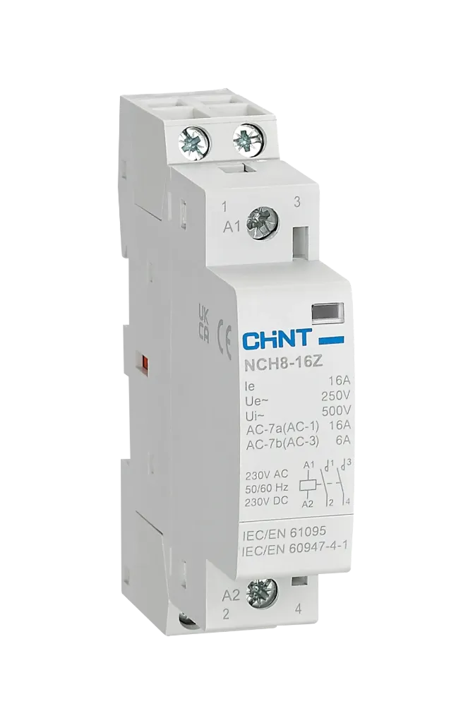 [03010166845CH438841] Contactor modular NCH8 230VAC/DC 16A, 4KW AC1, 1NA+1NC - Chint - 03010166845CH