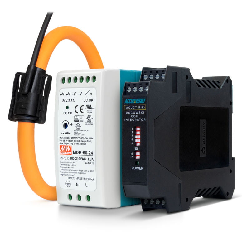 [RIK24-mA-1] Conversor RIK Flexible Un Canal a 4-20mA/0-20mA con bobinas RCT24 - Accuenergy