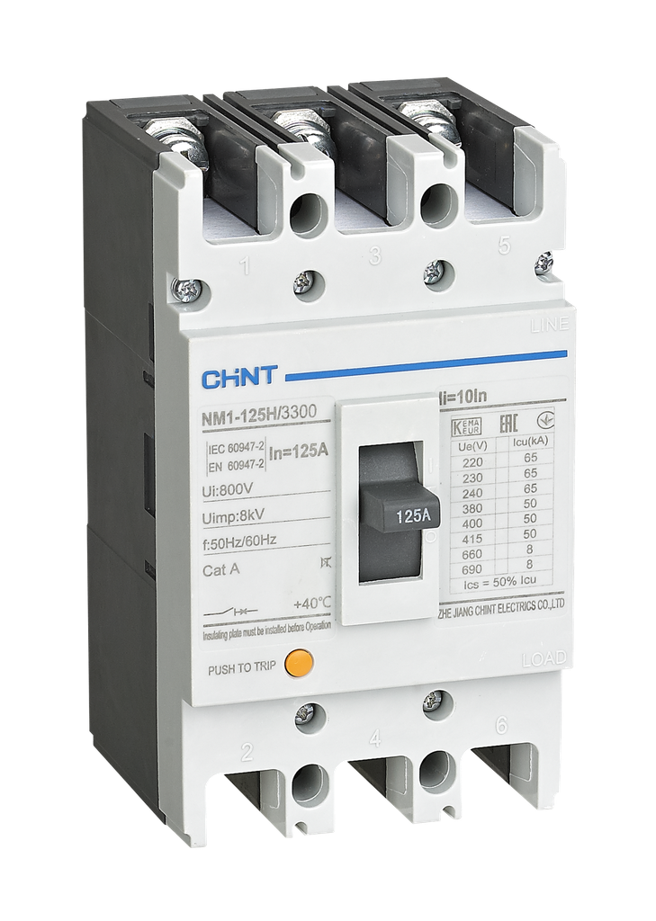 Interruptor 4P NM1-250H/4300 200A (fijo) 690V: 50kA - CHINT - 0721443220CH