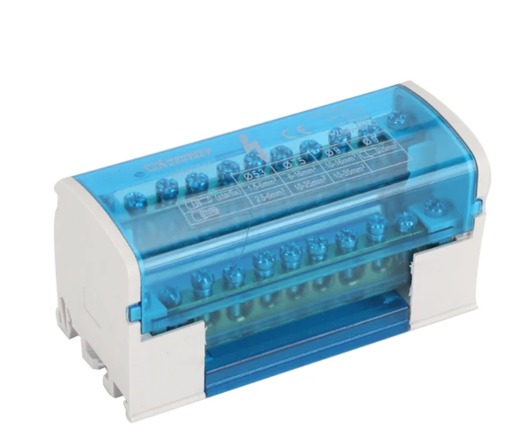 [CKE-BRB-2P-11-125A] Repartidor bipolar 2p 11 salidas, 125A montaje riel DIN - Cirkon Electric