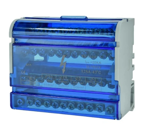 Barra Repartidora Tetrapolar 4Px11A200A -Cirkon electric