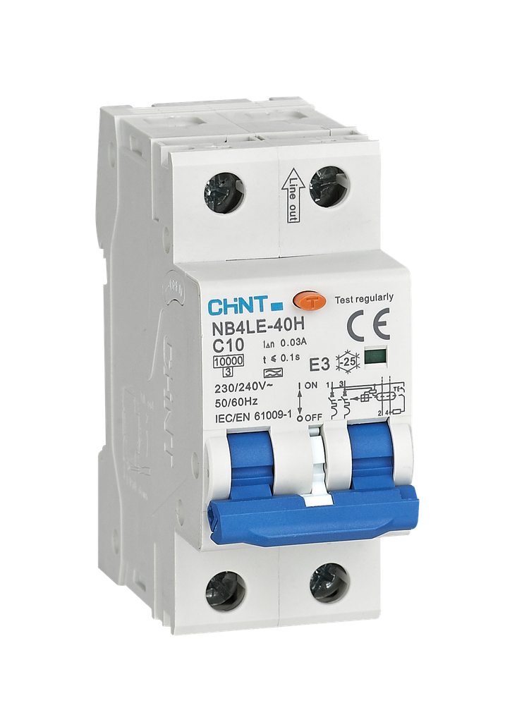 [07121206CH] Interruptor Diferencial Inmunizado 2Px6A 30mA curva C con proteccion de arco y termomagnetico - CHINT - 07121206CH