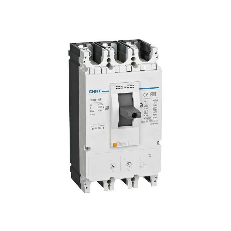 [07023020400CH] Interruptor NM8N-400S 3P MCCB 280-400A 415V 50kA - Chint - 07023020400CH