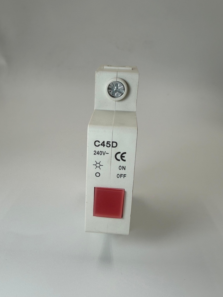 [CKE-LP-RED-DIN] Luz Piloto Rojo 220VAC Riel DIN - Cirkon Electric - CKE-LP-RED-DIN