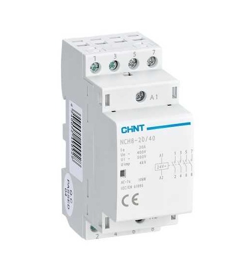 [03010006842CH] Contactor modular 230Vac 25A, 16KW AC1, 4NA - NCH8