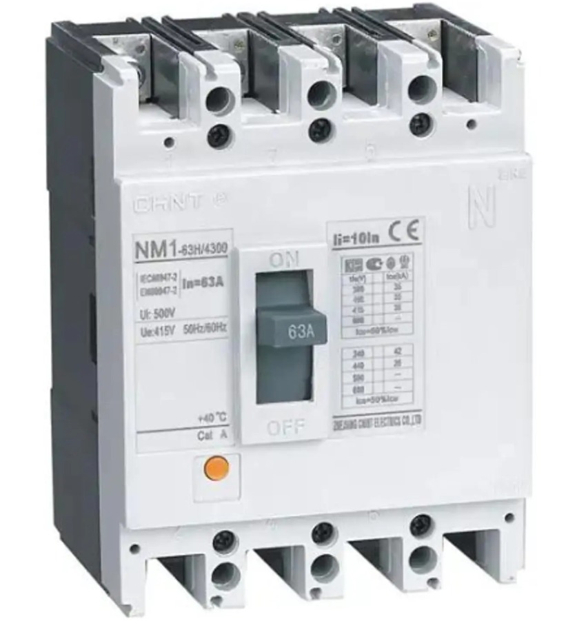 Interruptor 4P NM1-250S/4300 200A (fijo) 690V: 25kA