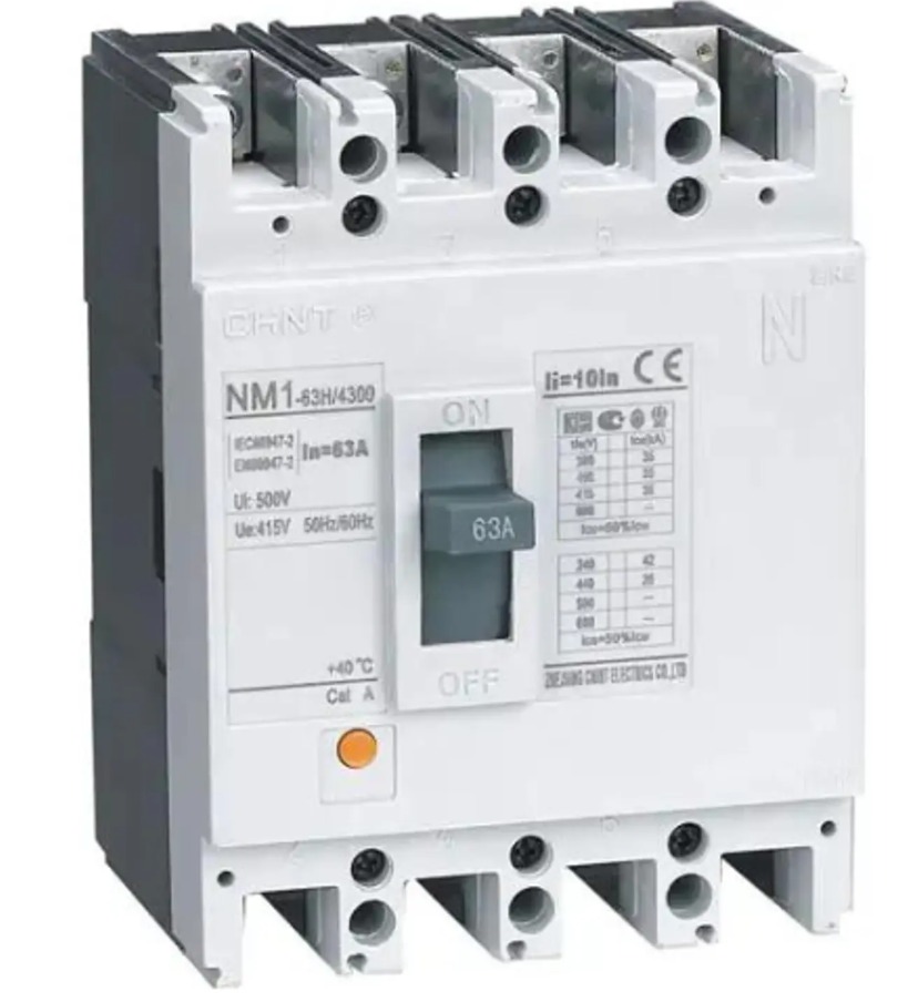 Interruptor 4P NM1-63H/4300 40A (fijo) 415V: 35kA