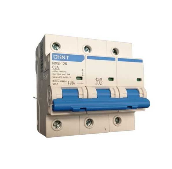[070313100CH] Interruptor 3Px100A 10kA curva C, NXB-125H - Chint - 070313100CH