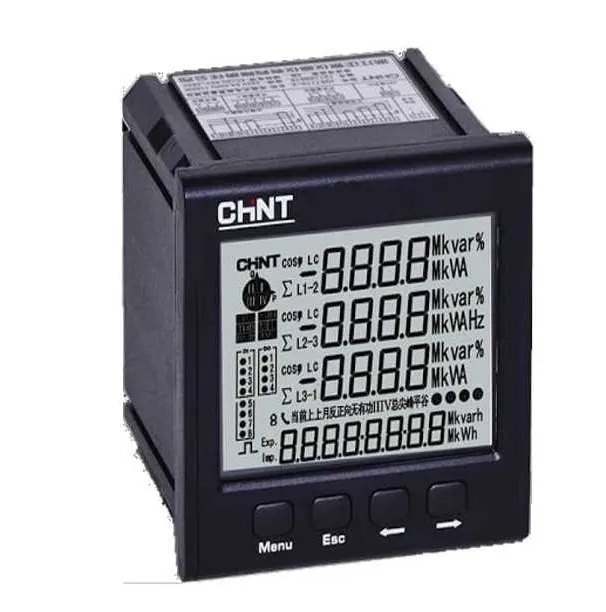 Analizador de red LCD, c/comunicación, 96x96, PD7777-3SK3 - Chint - 27100103CH